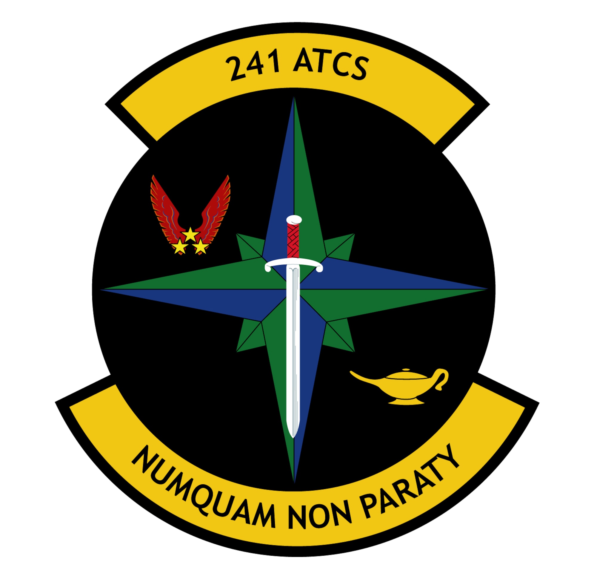 241st Air Traffic Control Squadron logo.