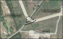Construction of a traffic circle at the intersection of Weyland Road and LTA Bypass Road will soon begin and is expected to be completed by the end of November. 