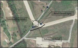 Construction of a traffic circle at the intersection of Weyland Road and LTA Bypass Road will soon begin and is expected to be completed by the end of November. 