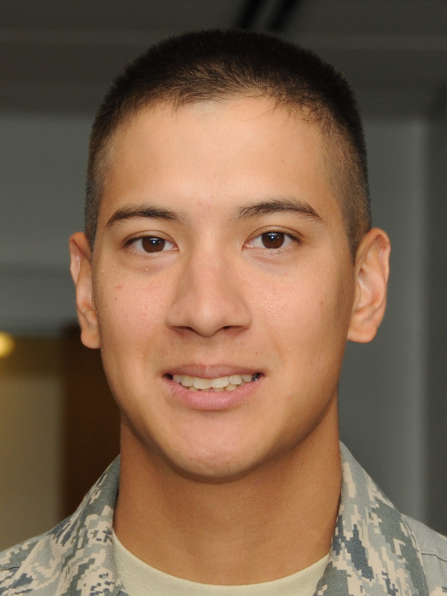 Airman Basic Timothy Foxx, one of six recent graduates of the electronic principles course in the 335th Training Squadron achieved perfect scores.  Foxx graduated Sept. 27. He is from Asheville, N.C., and continues training in the communication, navigation and mission systems apprentice course at Sheppard Air Force Base, Texas.  (U.S. Air Force photo by Kemberly Groue)