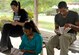 From left to right, Airman 1st Class Katie Bumann, 779th Aeromedical Squadron aerospace physiology apprentice, Senior Airman Tamika Montgomery, 779th Aeromedical Squadron aerospace physiology journeyman, and Airman 1st Class Togma Chauvin, 89th Communications Squadron client systems apprentice skim, through their copy of “Strength Finder, 2.0” by Tom Rath. During the five-day, wilderness retreat, Airmen participated in workshops which not only helped them build team camaraderie, but also gain insight and perspective into their own personal strengths they could bring to future team functions. (U.S. Air Force photo/Airman 1st Class Lindsey A. Beadle)