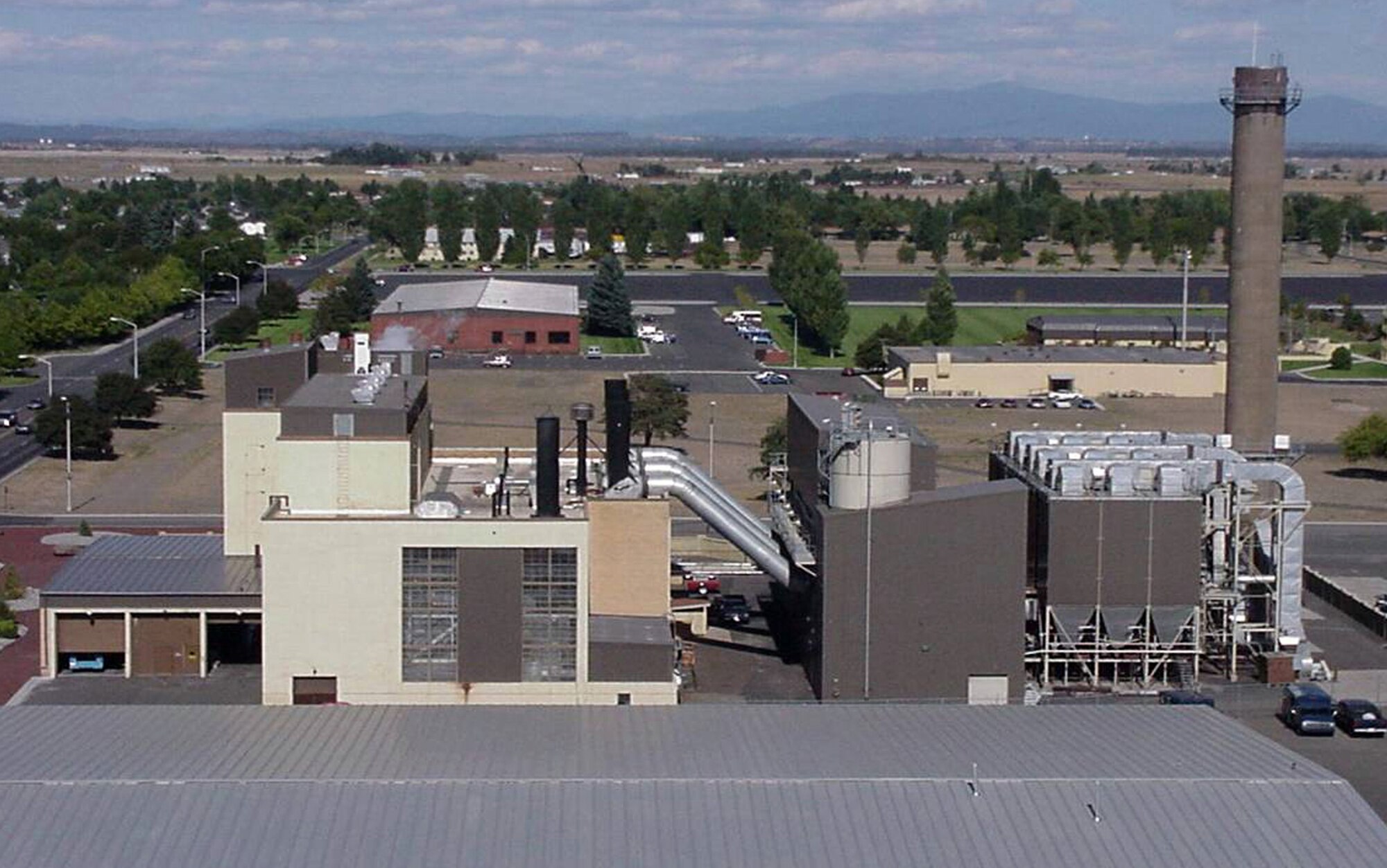 Centralized heat plants, such as this one at Fairchild Air Force Base, Wash., were closed as part of a 12-year initiative to save energy in Air Mobility Command. The last plant closed in 2011, and AMC is centralized heat plant-free. The Fairchild plant was closed in 2002. (Courtesy photo)