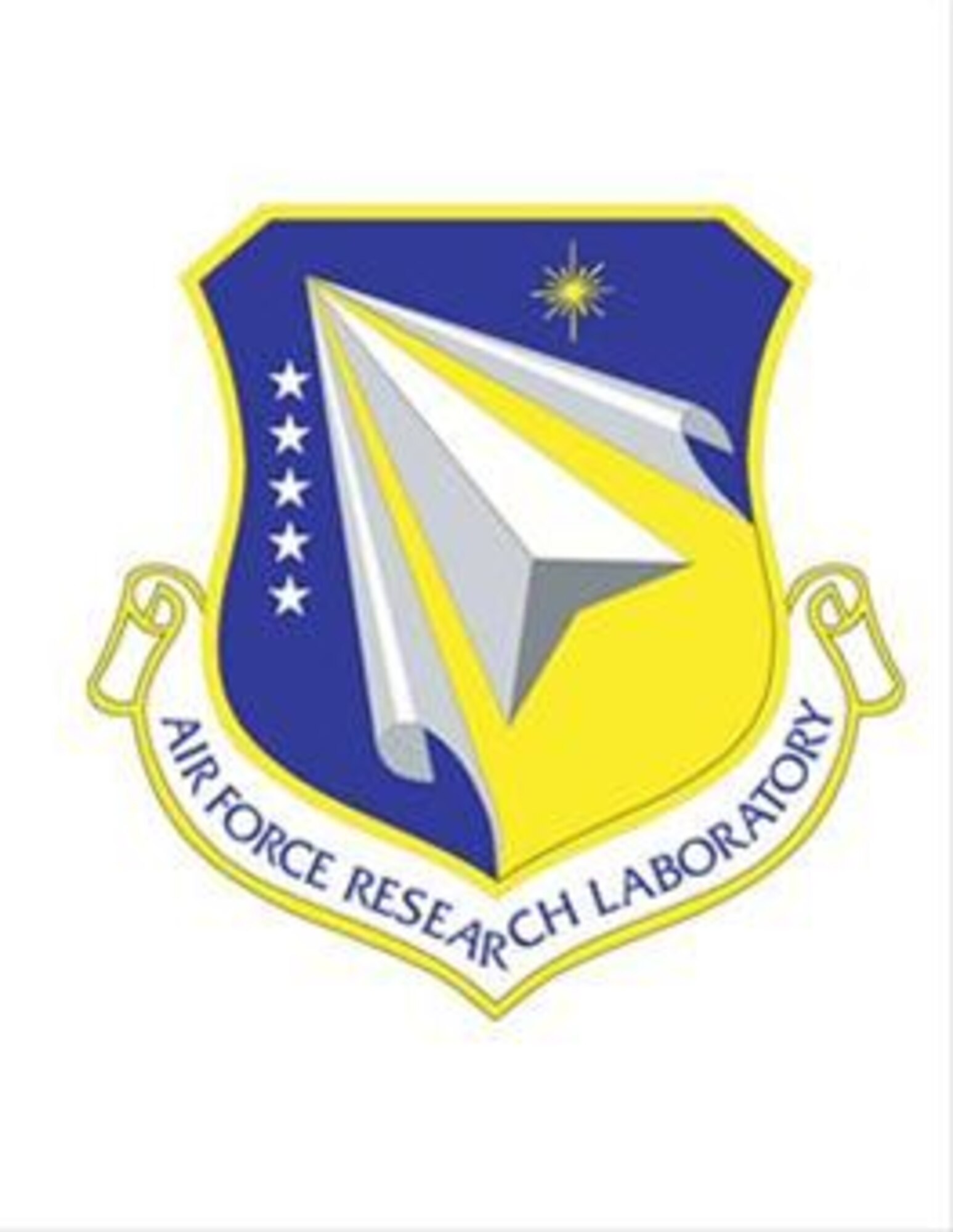 Air Force Research Laboratory shield (AFRL), clr, U.S. Air Force graphic