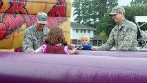 Airmen from the 916th Air Refueling Wing that are participating in the wing's Seasoning Training Flight helped with the Goldsboro Community Day at Berkeley Mall on Saturday, Oct. 24, 2011. (USAF photo by SMSgt. Jeff Williams, 916ARW)