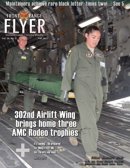 The Fall 2011 edition of the 302nd Airlift Wing's Front Range Flyer magazine is now available online.