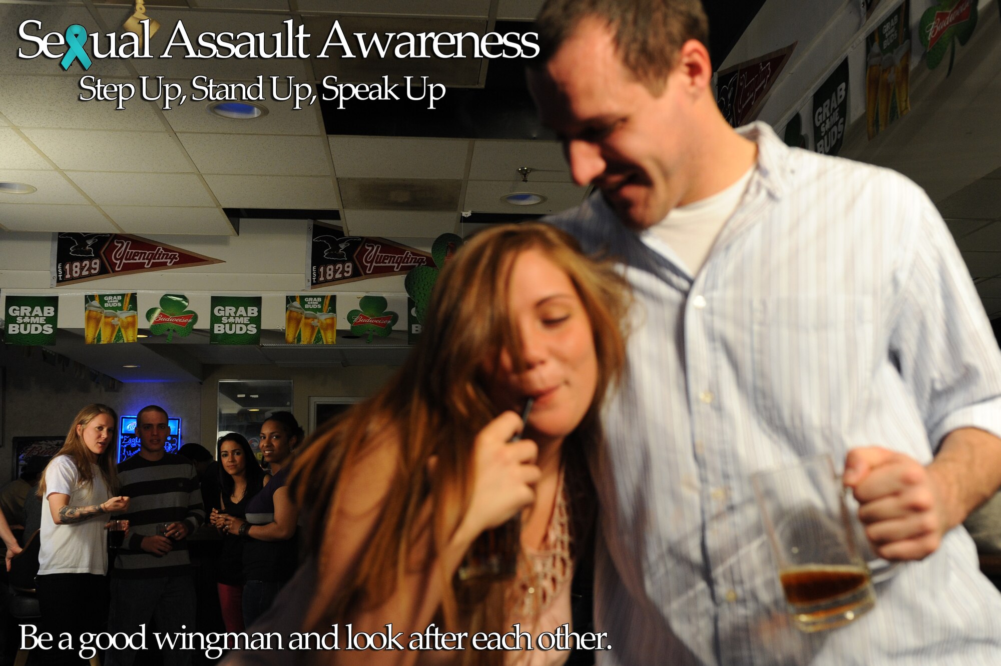 In the United States, the month of April is recognized as Sexual Assault Awareness Month. The goal of SAAM is to raise public awareness about sexual violence and to educate communities and individuals on how to prevent it. (U.S. Air Force Photo Illustration/Staff Sgt. Courtney Richardson/Released)