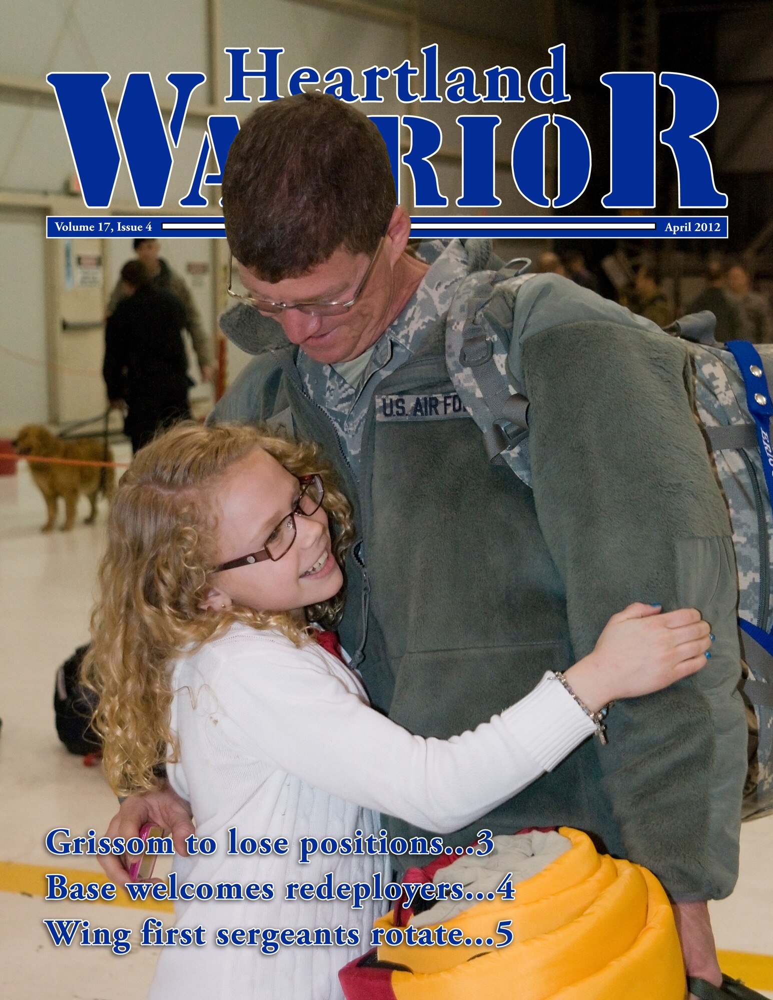 GRISSOM AIR RESERVE BASE, Ind. -- The Heartland Warrior is the official E-paper of the 434th Air Refueling Wing at Grissom ARB. The April issue contains 10 pages of news, photos and information. (U.S. Air Force graphic/Tech. Sgt. Mark R. W. Orders-Woempner)
