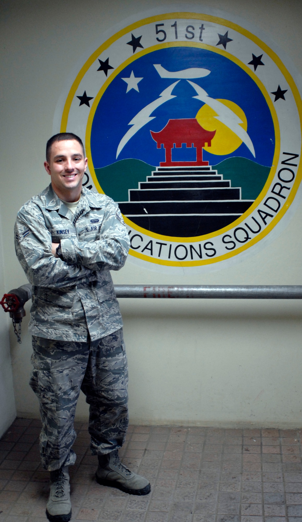 Airman 1st Class Austin Kinsey, 51st Communications Squadron. (U.S. Air Force photo/Tech. Sgt. Eric Petosky)