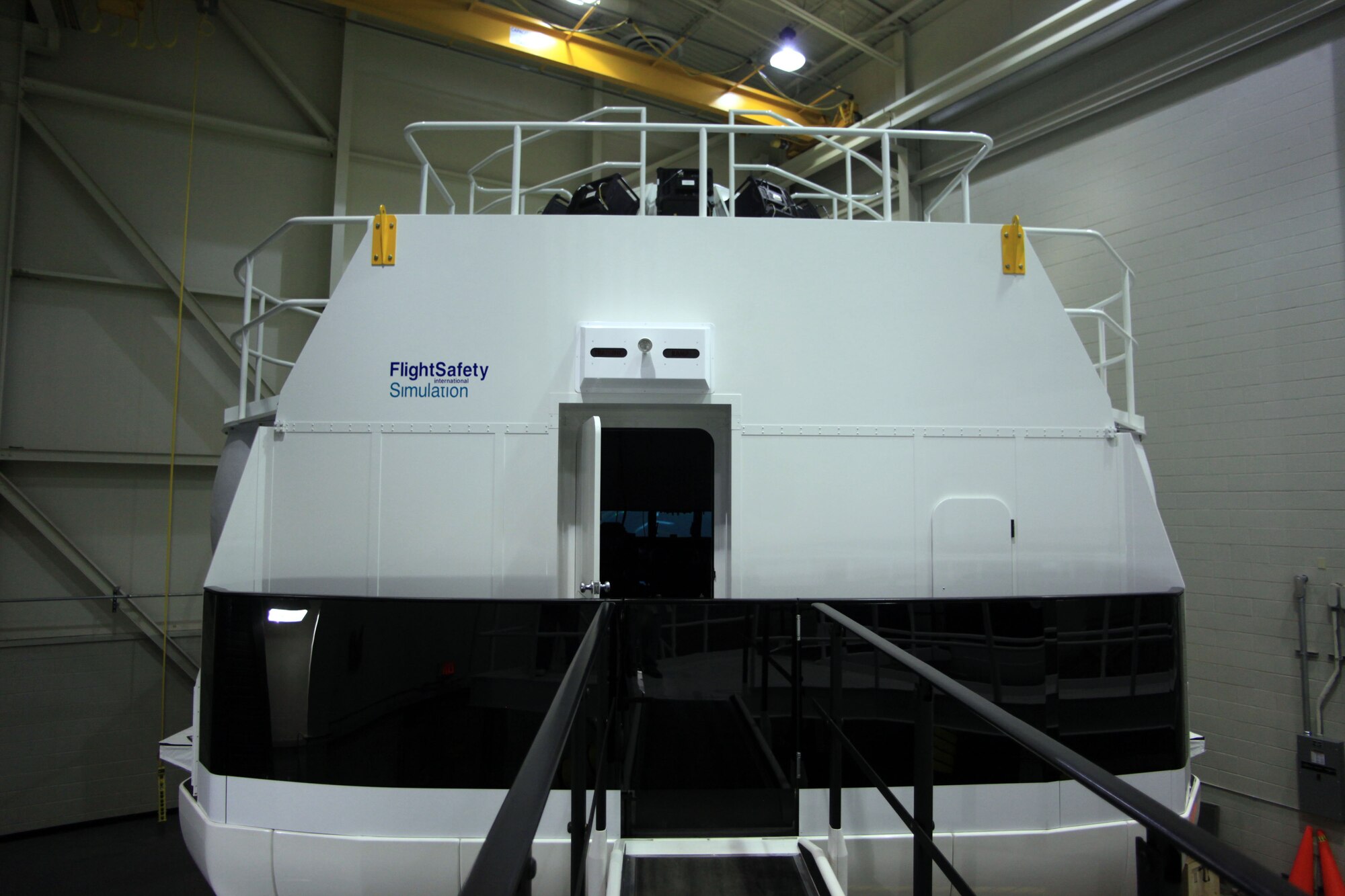 KIRTLAND AFB, N.M. -- The new state-of-the-art HH-60G simulator that was formally accepted by the 58th Training Squadron on March 23 uses a total crew concept enabling the training of all crew members, including the flight engineer and aerial gunner positions. (Courtesy photo)