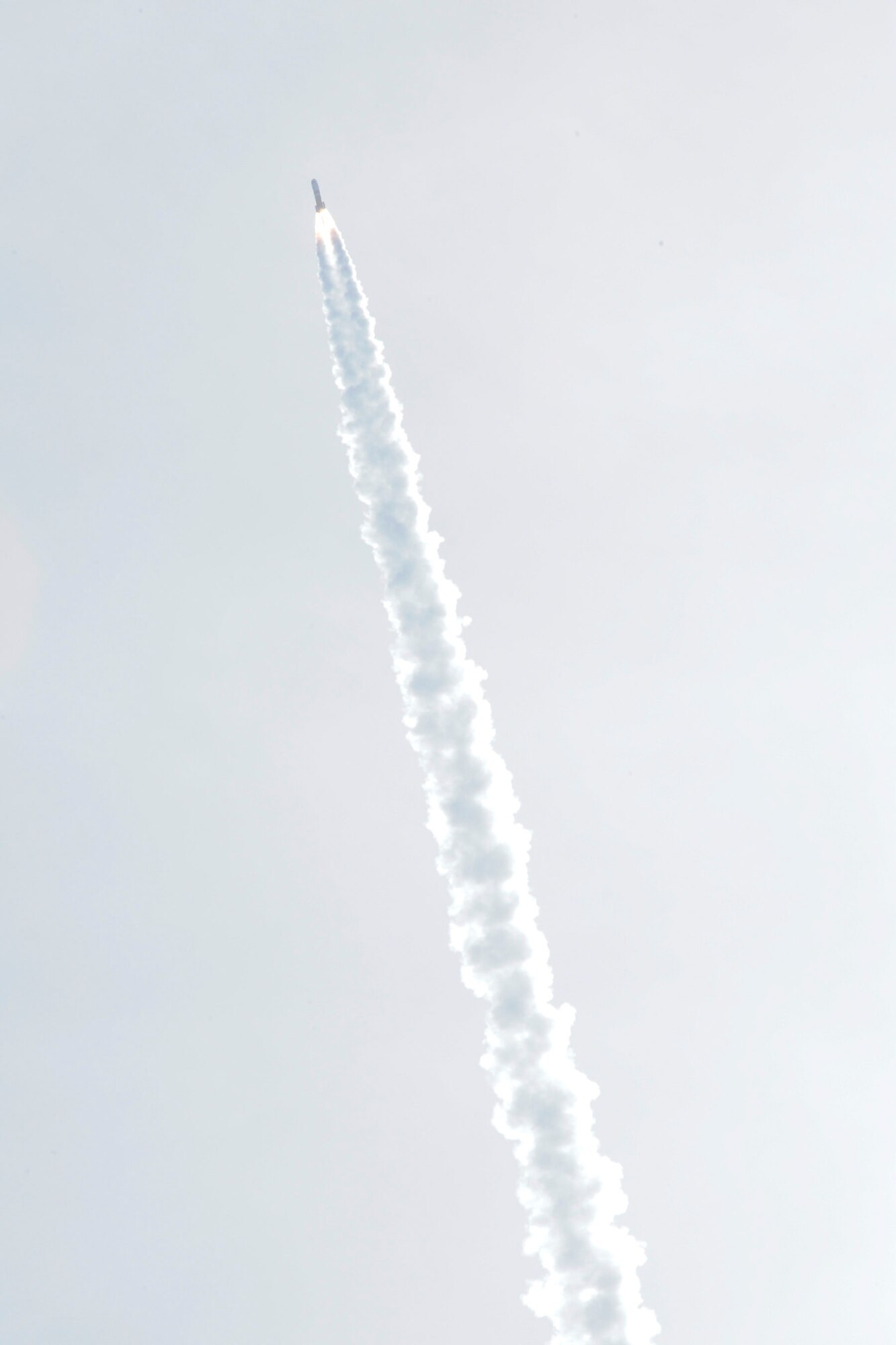 VANDENBERG AIR FORCE BASE, Calif.-- Team Vandenberg launched a United Launch Alliance Delta IV Medium+ (5,2) from Space Launch Complex-6 here at 4:12 p.m. PDT Tuesday, April 3, 2012. The launch was the Department of Defense?s first-ever Delta IV Medium launch vehicle configured with a 5-meter payload fairing and two solid rocket motors. (U.S. Air Force photo/Staff Sgt. Levi Riendeau)