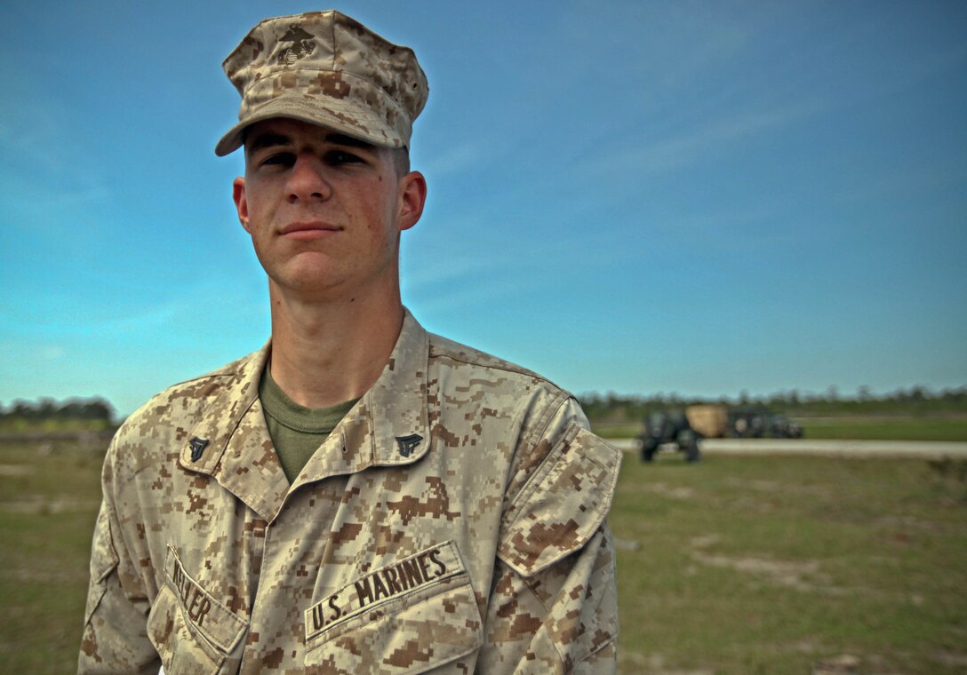 Navy Lt. Mike Beasley,(right), chaplain 9th Engineer Support Battalion, 1st Marine Logistics Group (Forward), stands with Petty Officer 3rd Class John Worth, (left), religious program specialist, 9th ESB, 1st MLG (Fwd) at Camp Leatherneck, Afghanistan, April 5. “I enjoy getting out of the office and going to the sites to see the Marines,” said Beasley. “It’s a lot more fun to be out there because there is a great opportunity to go from a casual conversation to something much deeper.”