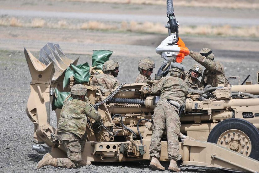 The sky is the limit for Spartan artillery on the move > Joint Base ...