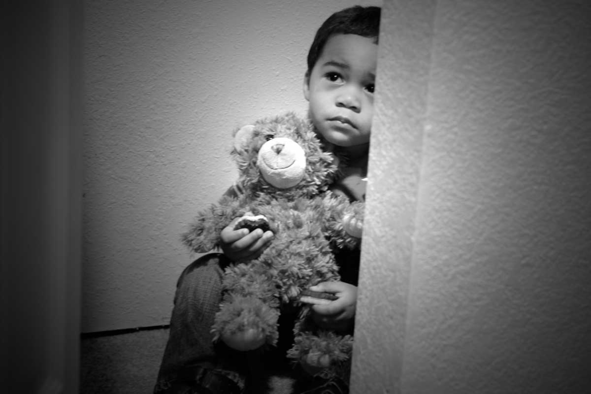 Child abuse is a problem – even among military families. (U.S. Air Force photo illustration/Steve White)