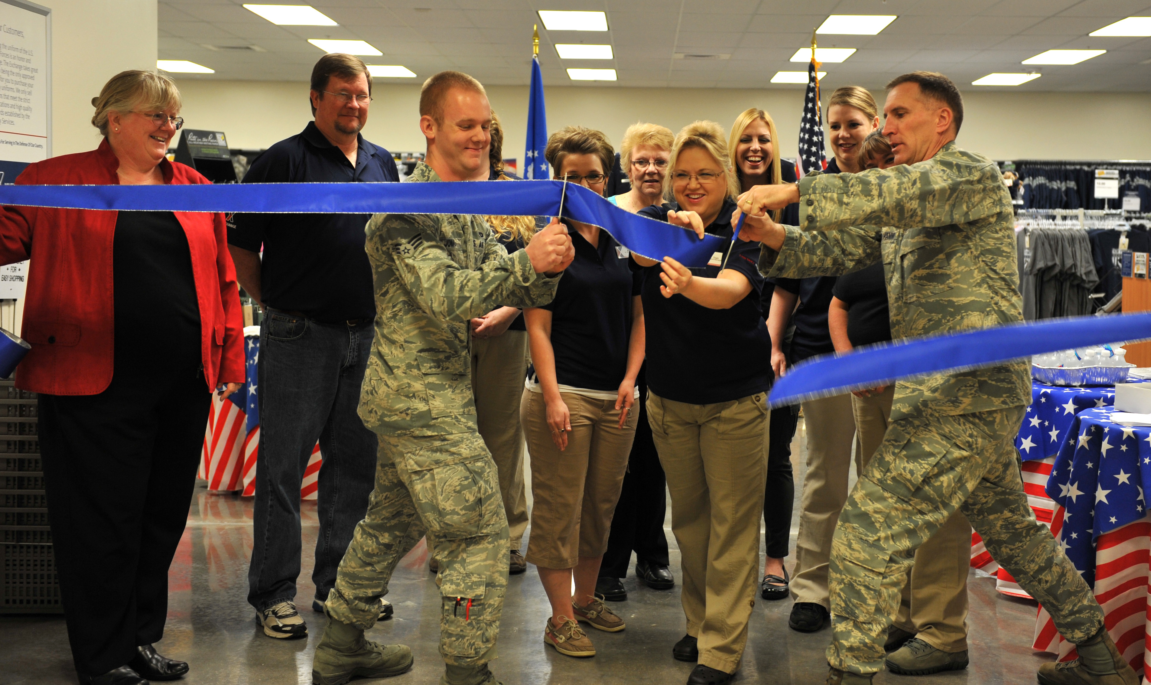 Whiteman AFB Military Clothing grand opening