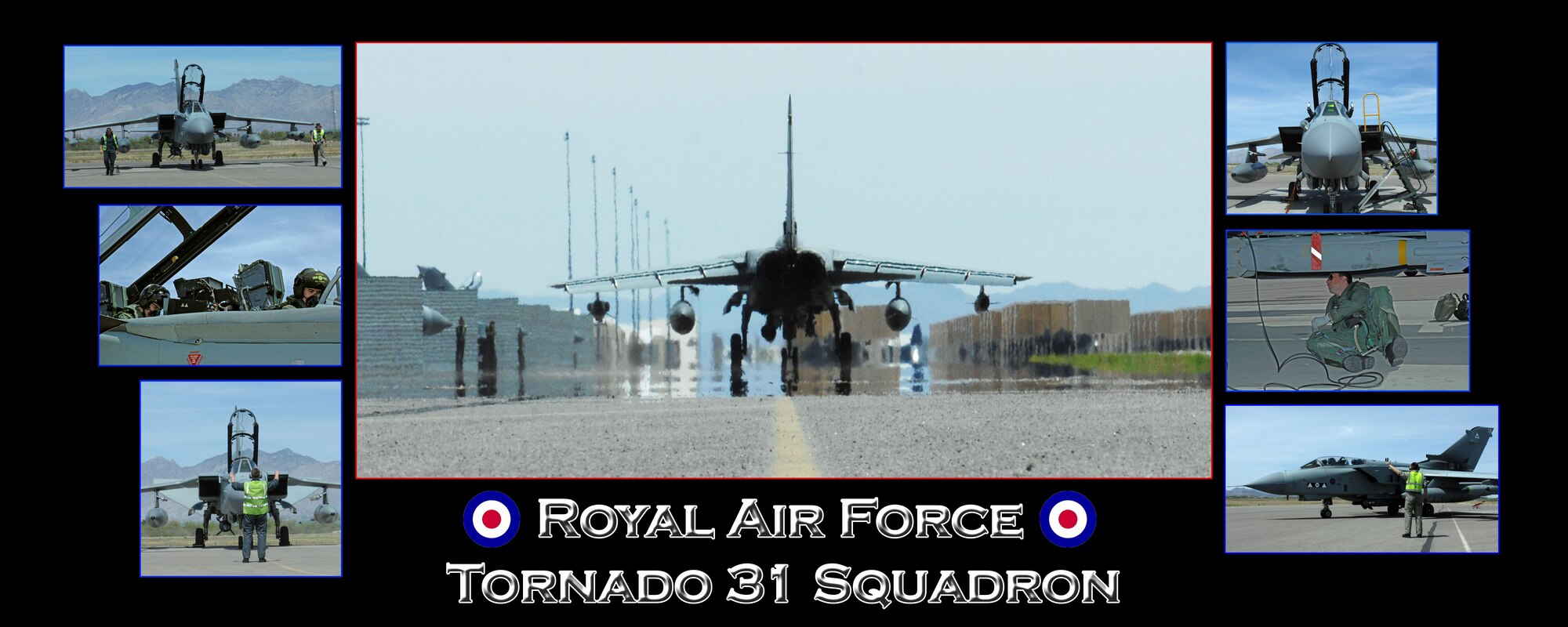 Royal Air Force 31 Squadron visited D-M recently to train at Snowbird Ramp. The squadron brought pilots, flight engineers and several of their aircraft, the Tornado GR-4. Operation Snowbird provides support for visiting flying units from U.S. military installations and allied partners needing to train in the optimal weather conditions and ample ranges of Southern Arizona.