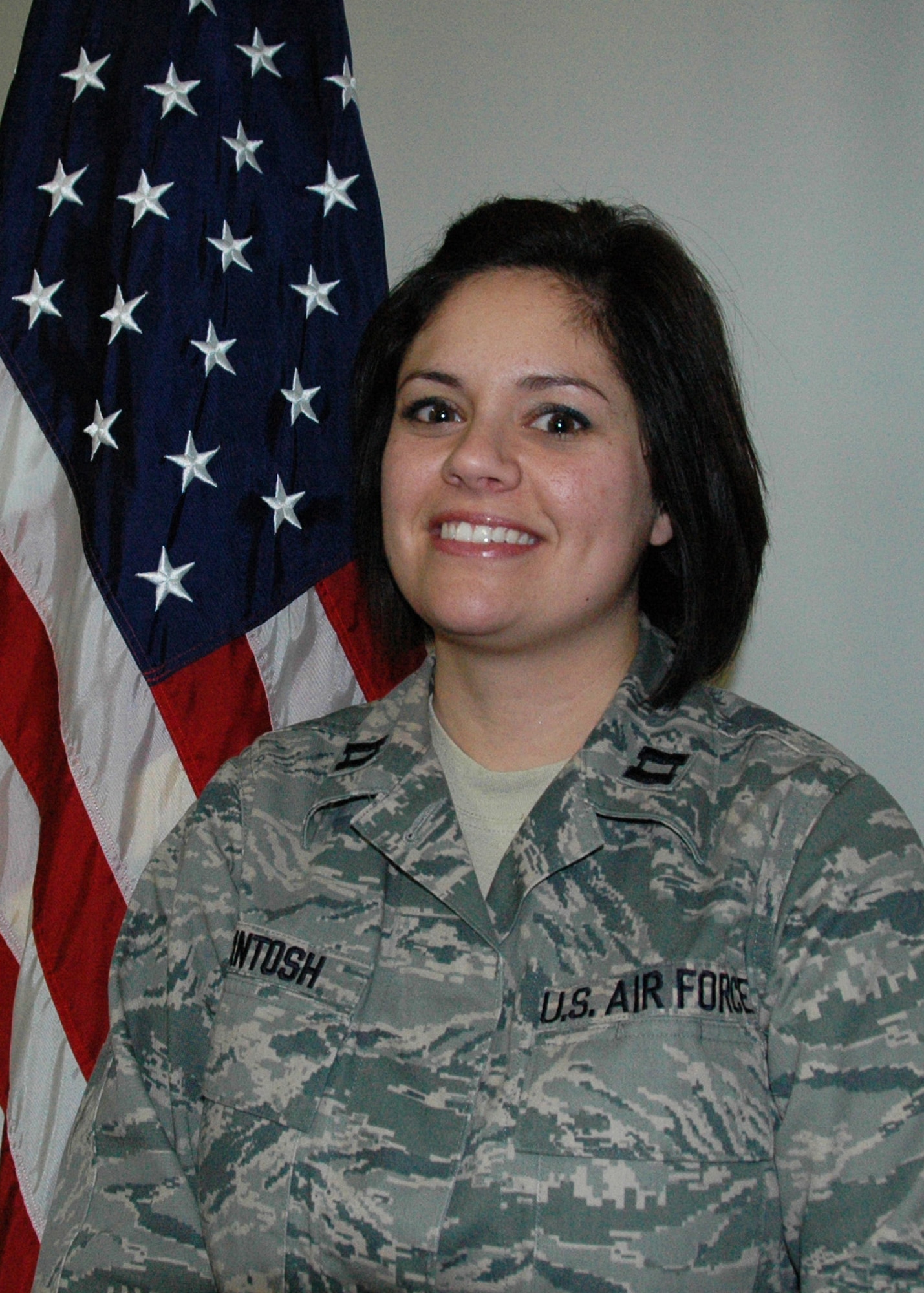 Air Force Reserve Capt. Heather McIntosh of the 919th Force Support Squadron was recently honored as the 919th Special Operations Wing's Company Grade Officer of the Quarter for the first quarter of 2012.   (U.S. Air Force photo/Dan Neely)