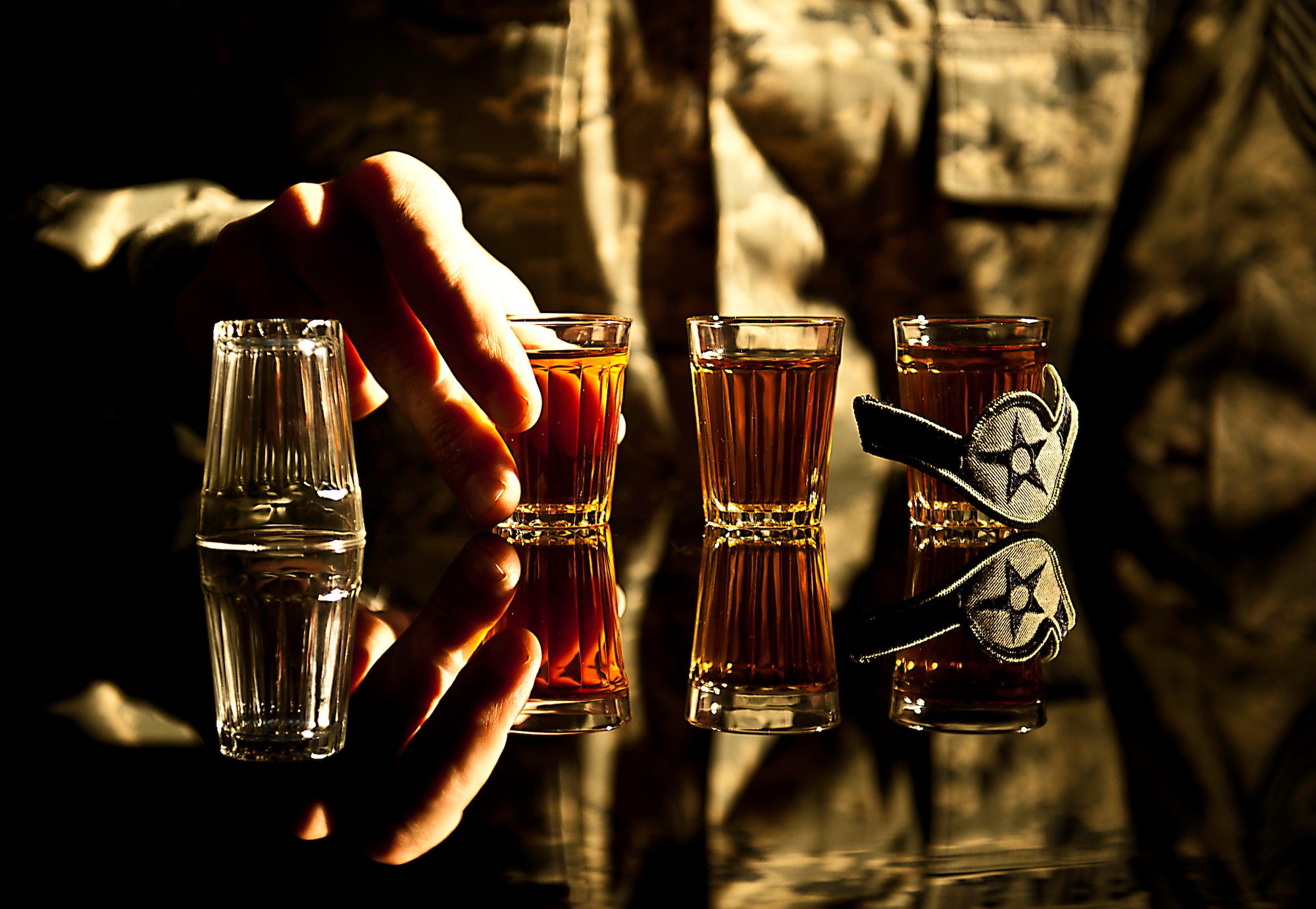Ensuring a military member’s awareness of the limitations and consequences of alcohol abuse and driving under the influence can have on a career could prevent them from crossing the line of another drink or the decision to get behind the wheel.  To learn more about the consequences of and alcohol abuse, call Alcohol, Drug Abuse Program and Treatment at 883-8373.  (U.S. Air Force photo/Samuel King Jr.)
