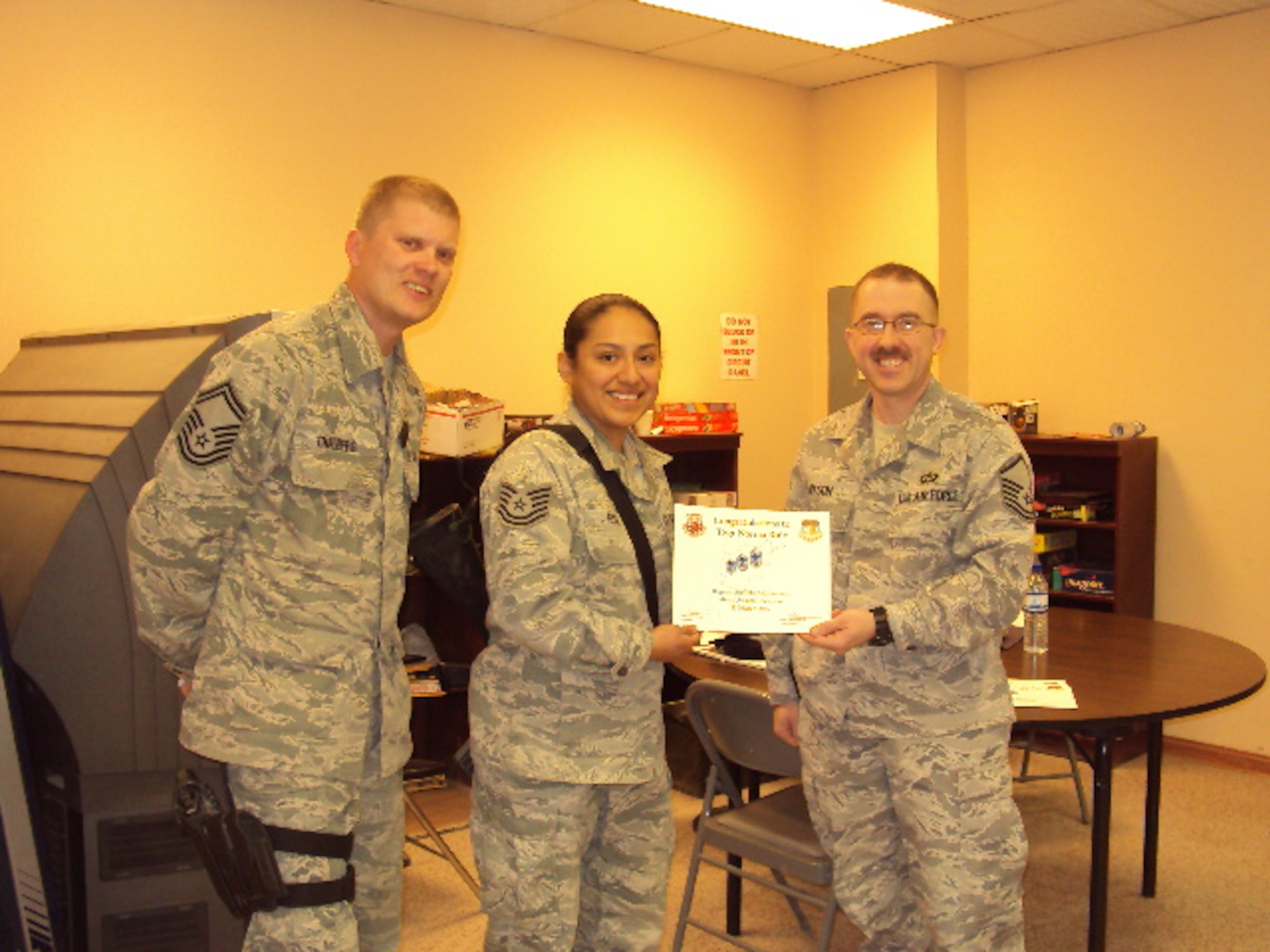 TSgt Norma A. Ruiz recognized 13 March 2012 > U.S. Air Forces Central