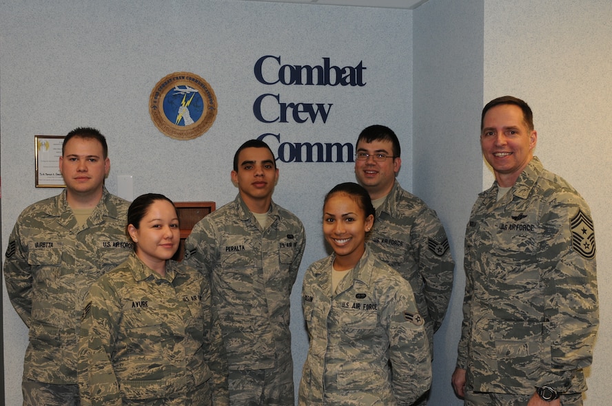 The 5th Operations Support Squadron's combat crew communications staff