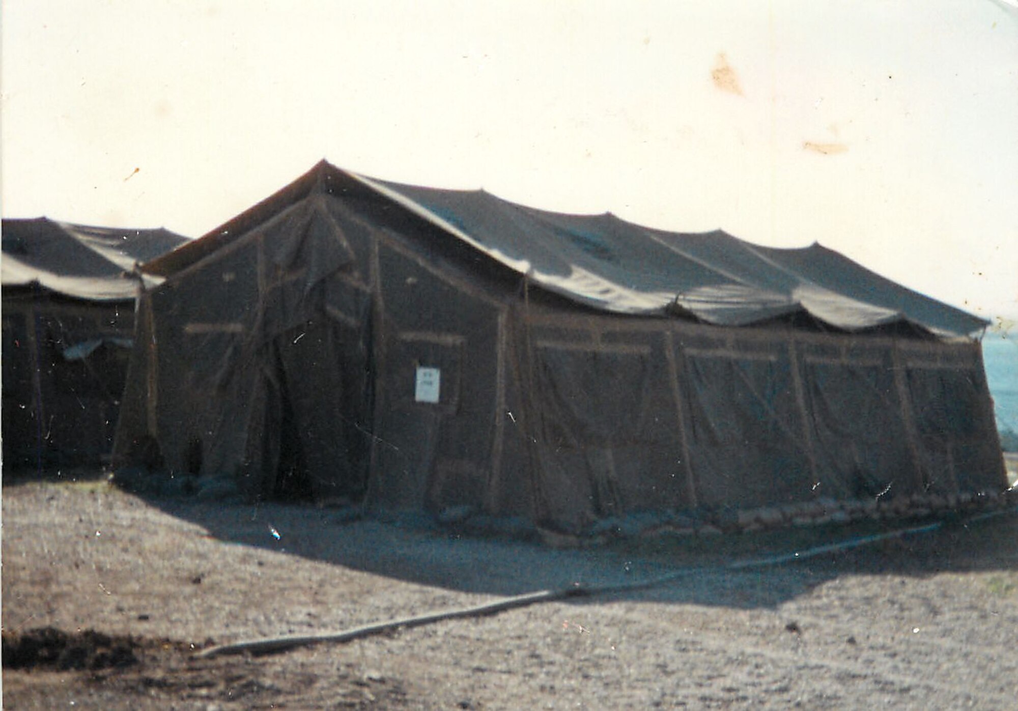 The tents at Guantanamo Bay house more than 20 people. (U.S. Air Force courtesy photo)