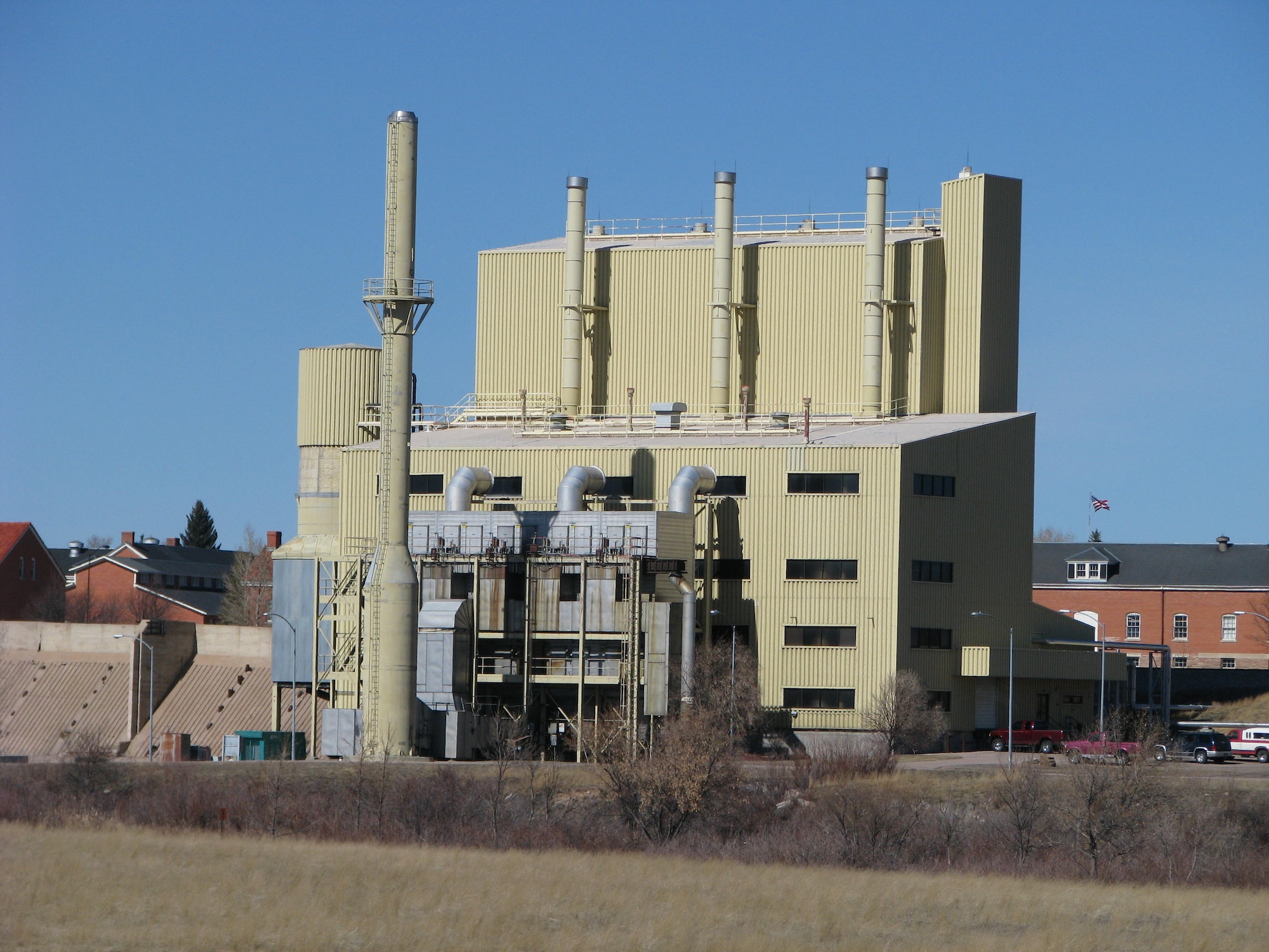 The decentralization of the heat plant at F.E. Warren Air Force Base is just one of several large energy projects Air Force Global Strike Command has under way for Fiscal Year 2012. The current Central Heat Plant is more than 20 years old, and operating inefficiently. New individual boilers installed at buildings base wide will increase efficiency and save energy and money. (Courtesy Photo)
