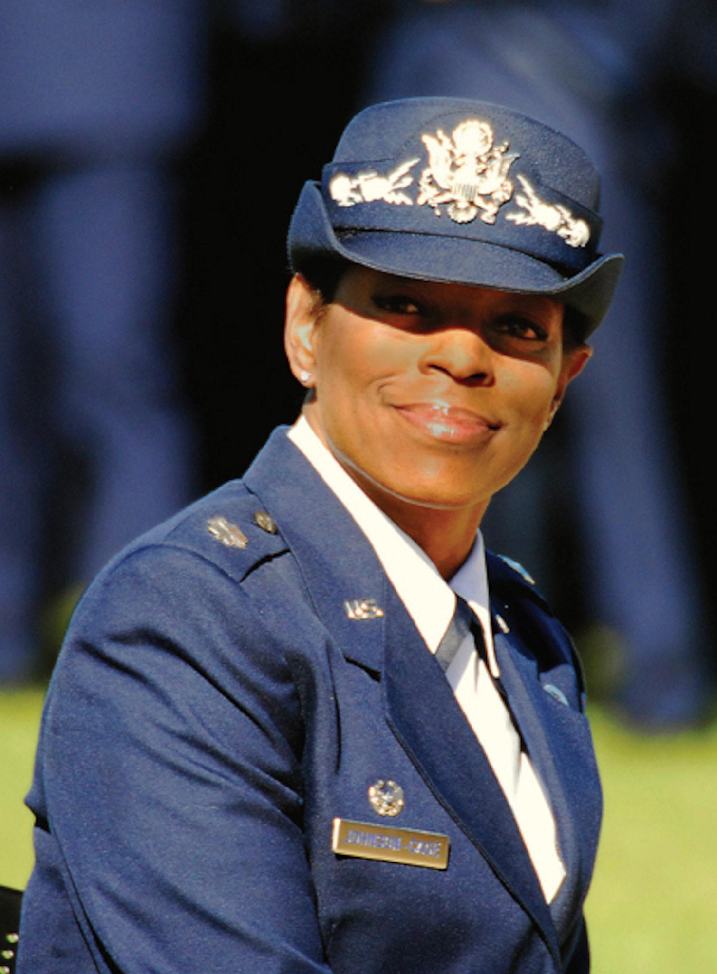 Lieutenant Colonel Constance Johnson-Cage recently assumed command of the 908th Force Support Squadron.