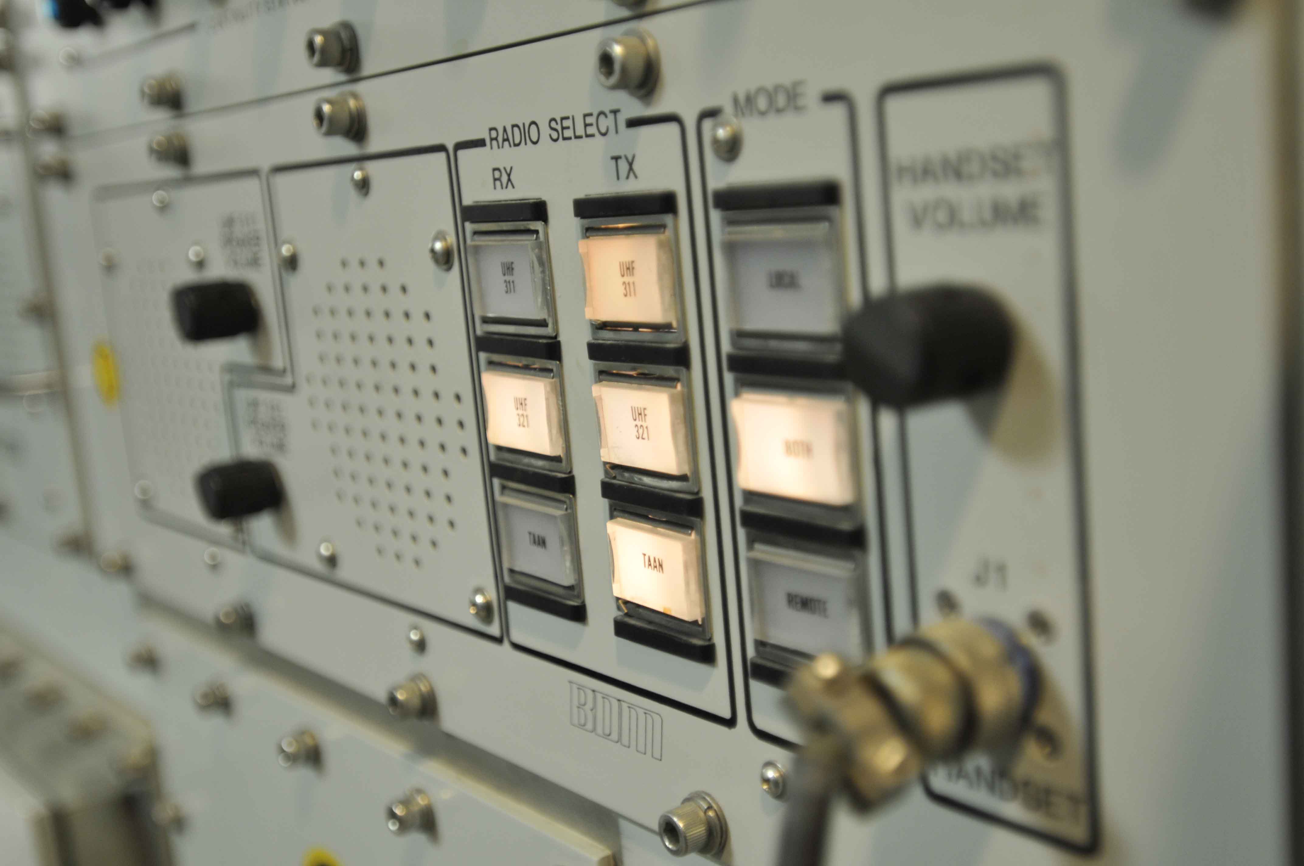 Fairchild command post Air National Guard, active duty Airmen work