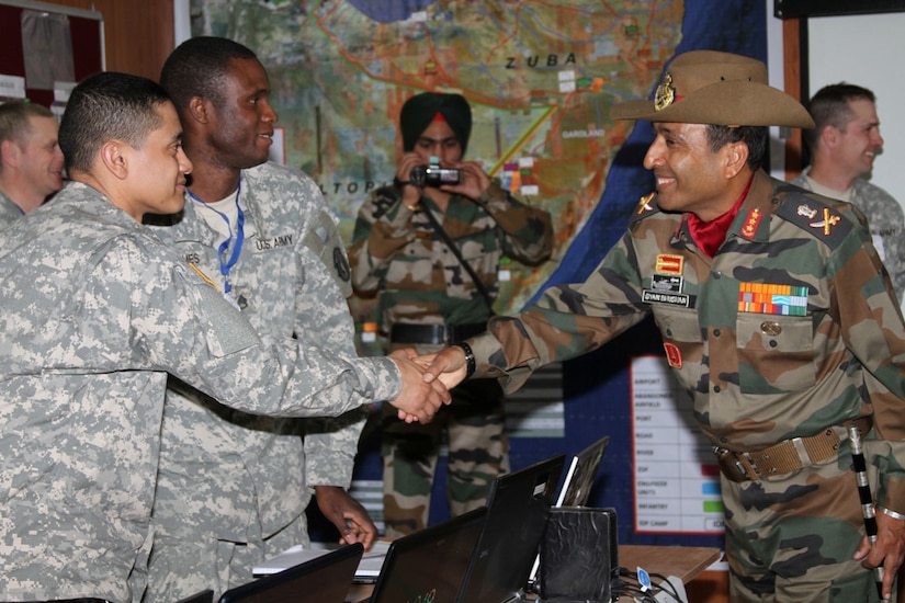 Exercise Yudh Abhyas Bridges U.S., Indian Army Engineers > Joint Base ...