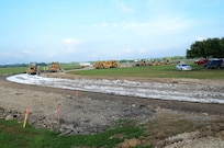 New road construction continues from 4th Street to Perimeter Road located behind Joint Base San Antonio-Randolph Clinic to accommodate a smoother flow of traffic April 11. (U.S. Air Force Photo by Don Lindsey)