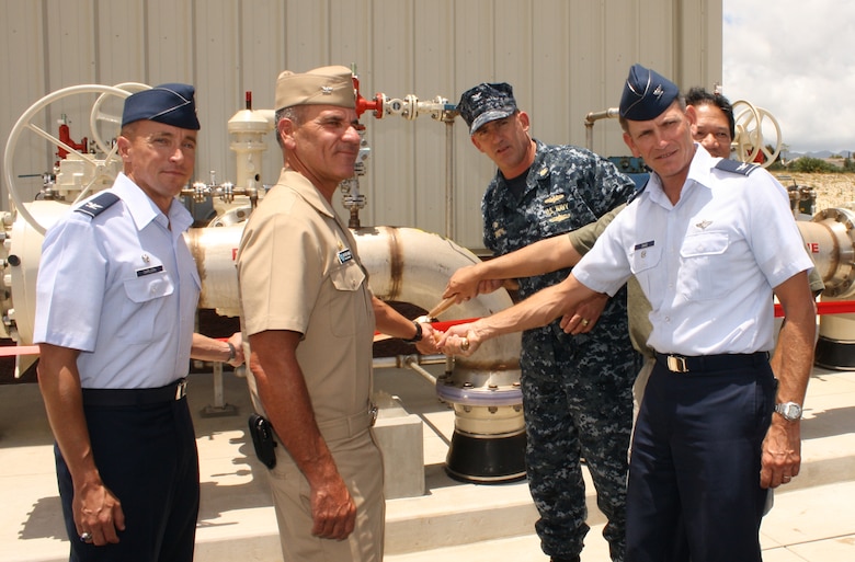 The U.S. Navy unveiled a new hydrant system that markedly enhances its aircraft fueling function at a ribbon cutting ceremony held July 18 at the Air Mobility Command’s Hydrant System Pump House, Joint Base Pearl Harbor-Hickam.
