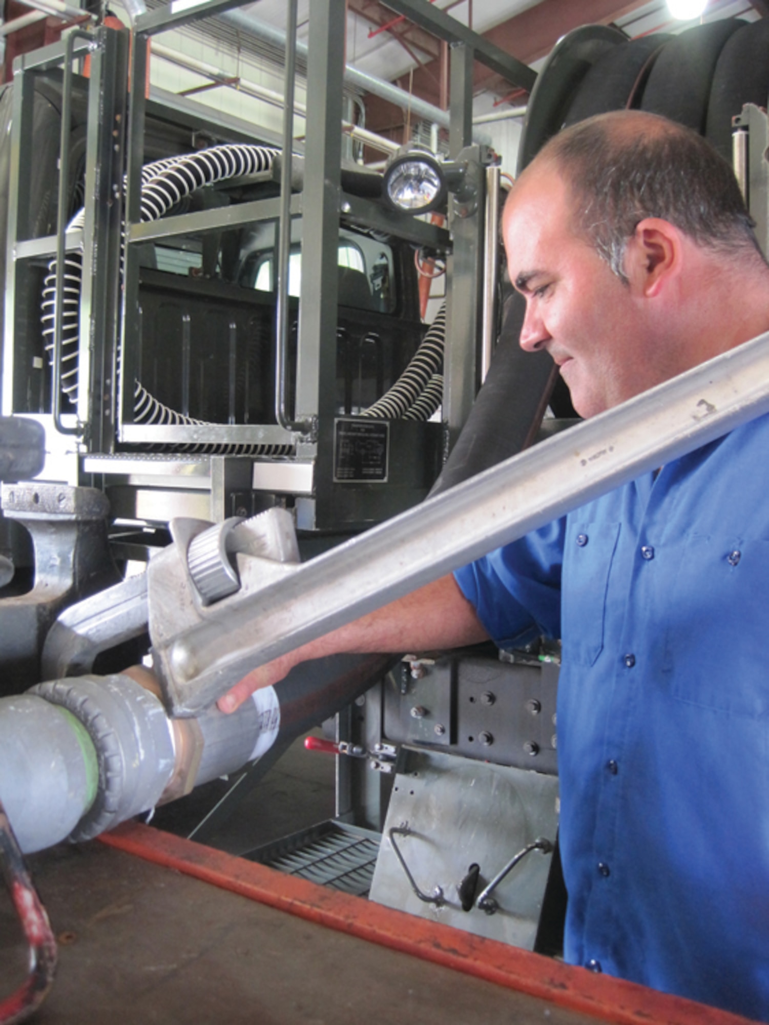 Senhor Pedro Belo, 65th Logistics Readiness Squadron, has been working on Lajes since 1988 as a heavy mobile equipment mechanic. (Courtesy photo)
