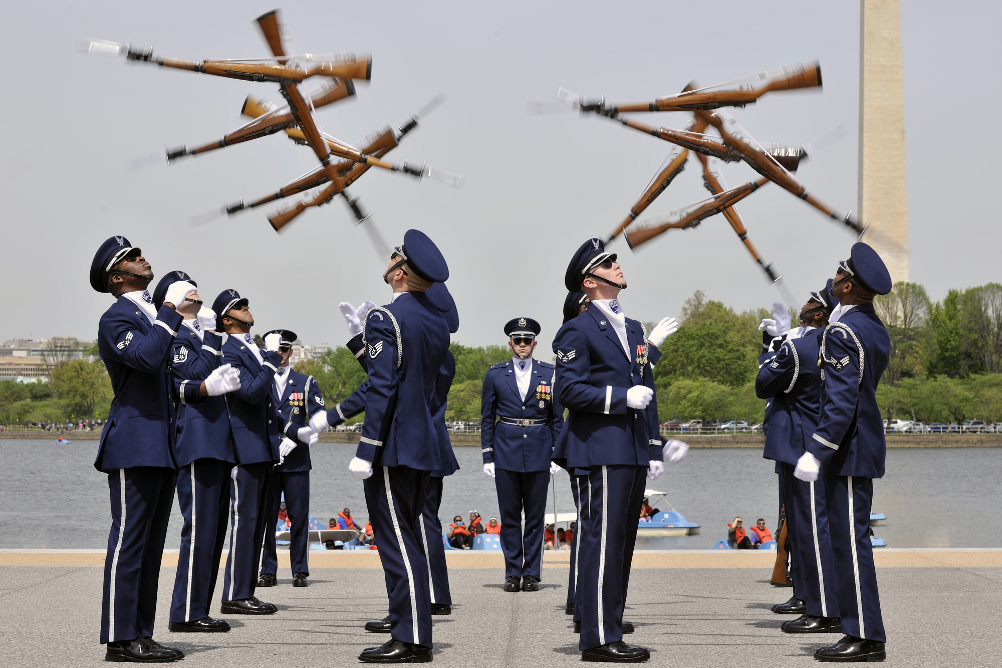 Usaf Honor Guard Drill Team Recognized As Best Of The Best U S Air Force Article Display A rifle drill team performance at the united states naval academy. af mil