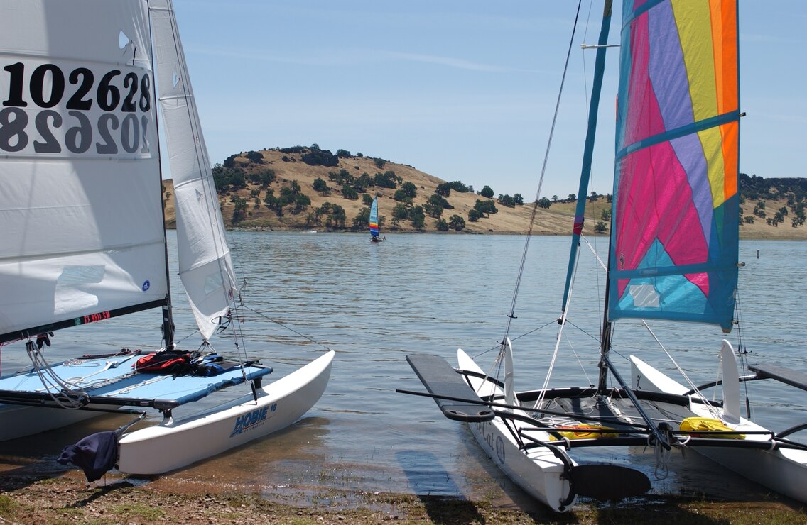 Sailing at Black Butte Lake