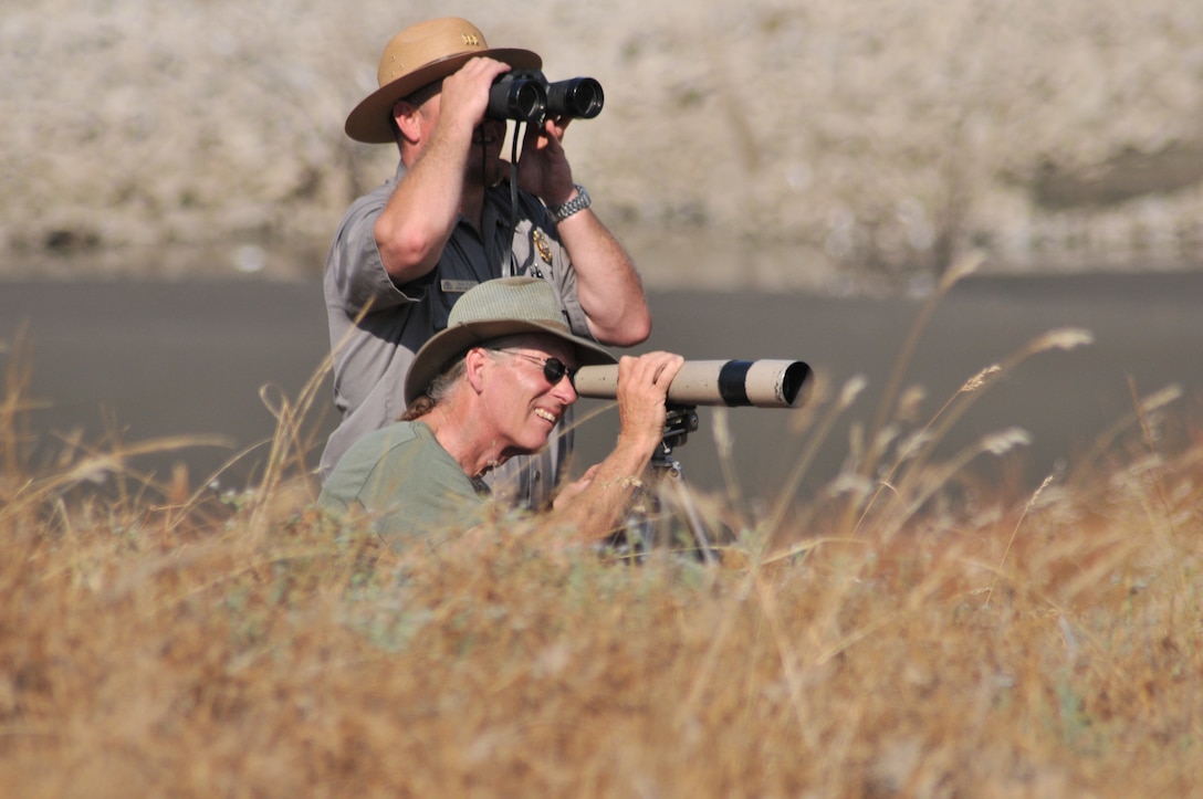 Observing protected nesting areas of bald eagles at Eastman Lake