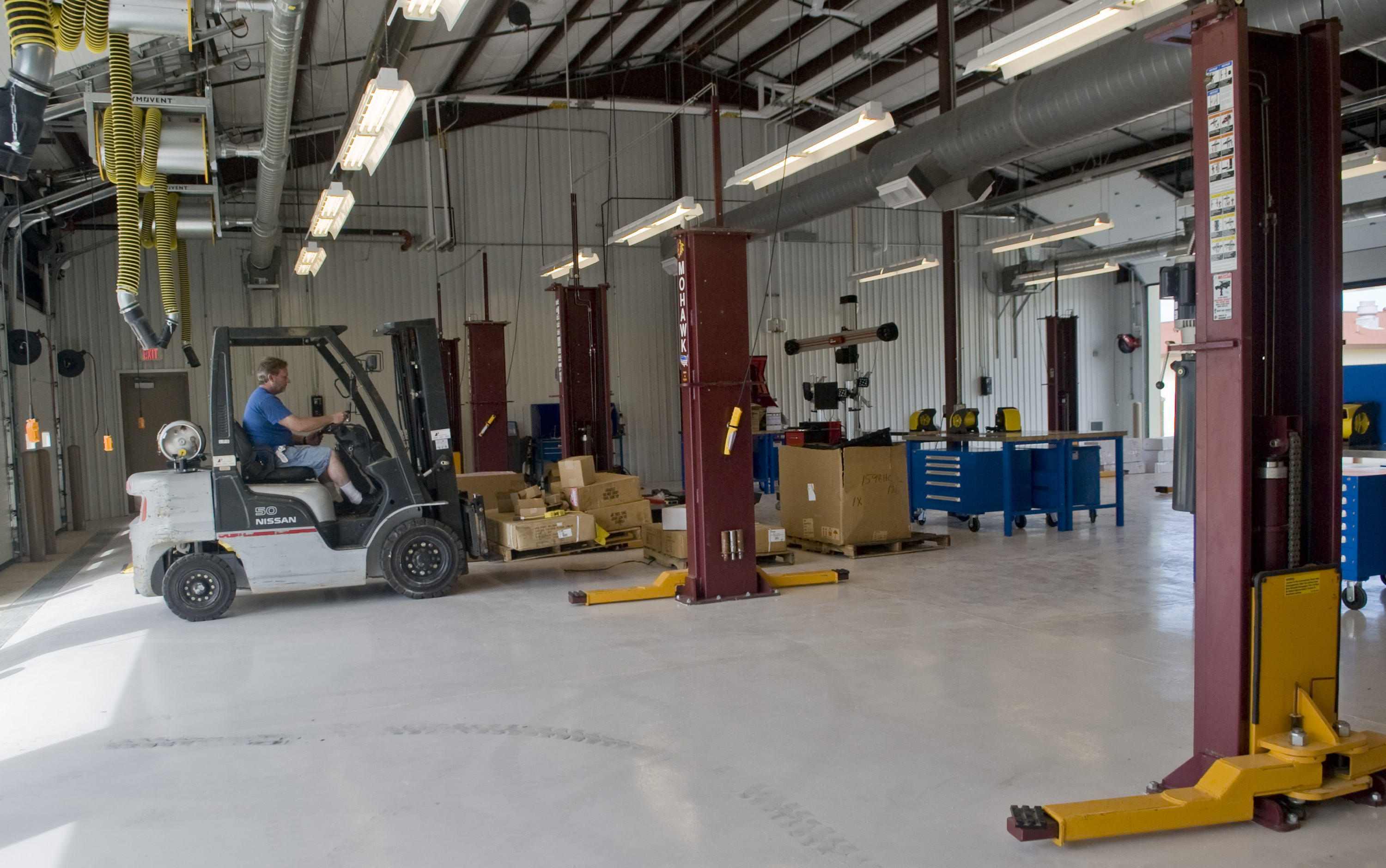 Auto Shop moves to new facilities