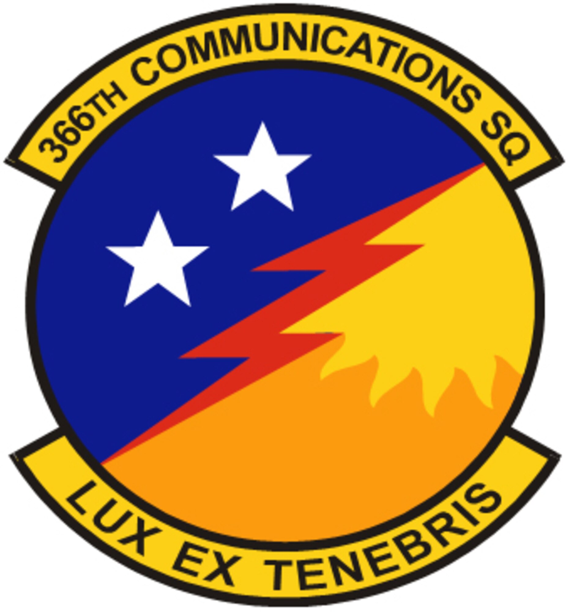 366th Communications Squadron shield 