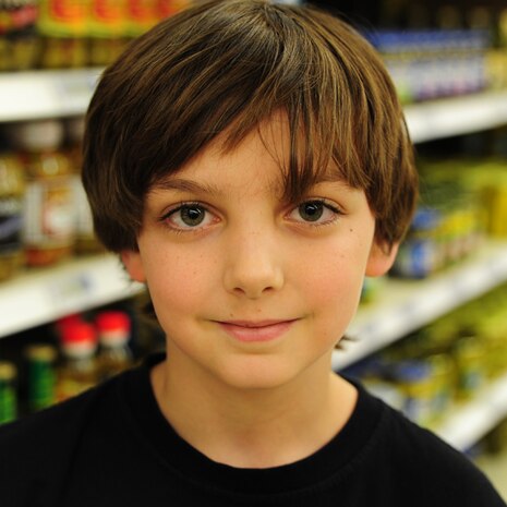 10 year old Cody Wise- "I really like to play video games with him." (son of Seaman Nathan Davidson, Nuclear Power Training Unit) (U.S. Air Force photo/ Staff Sgt. Nicole Mickle)
