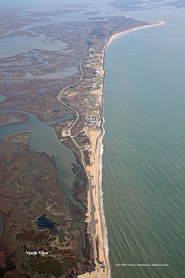 The facilities at the NASA Wallops Island Flight Facility launch area are receiving vital protection through the construction of an expanded seawall and widened beach. Construction will push the waves of the Atlantic Ocean to at least 82 feet away rather than only a couple of feet. 