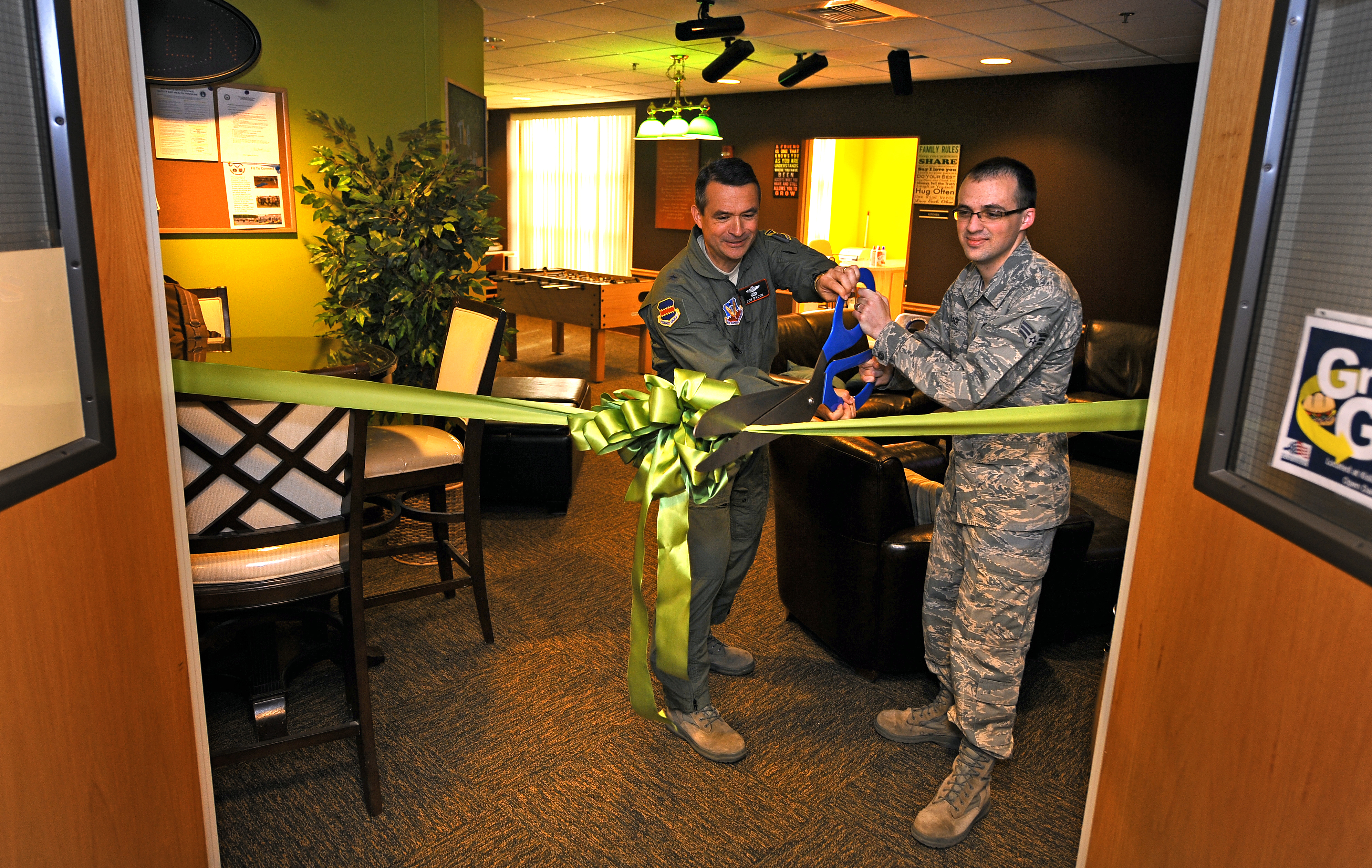 Dorm residents get morale boost through The Connection > Offutt Air Force Base > News