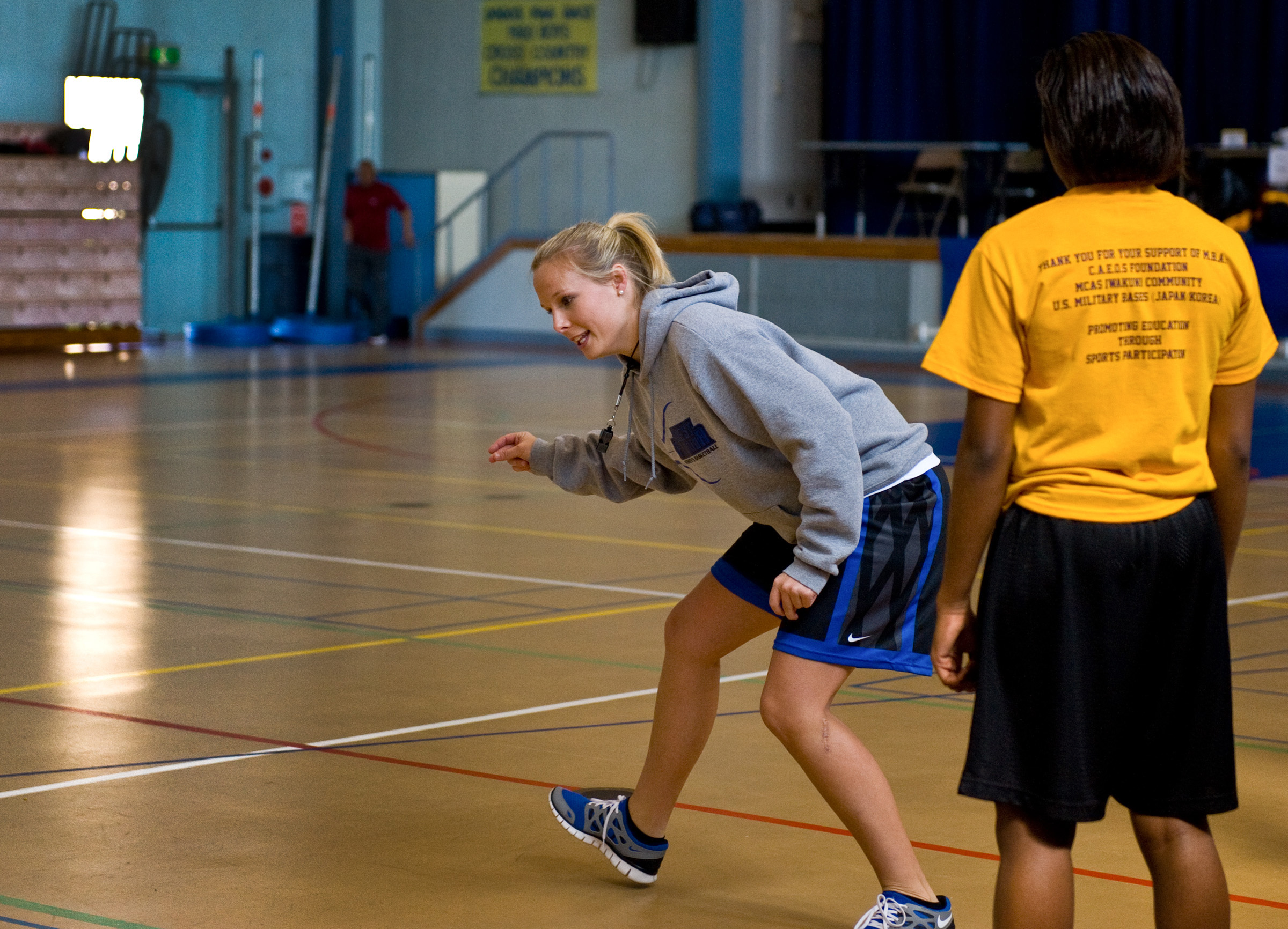 Yokota Youth Participate In Basketball Camp