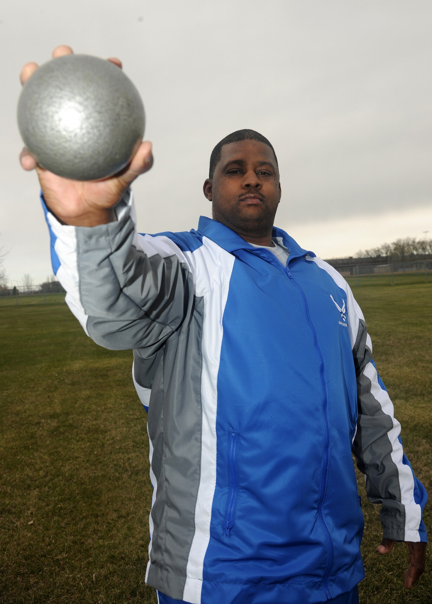 Tech. Sgt. Kevin Murphy, 319th Civil Engineering Squadron, poses for a photo April 20, 2012, on Grand Forks Air Force Base, N.D. Murphy was one of 29 Airmen across the Air Force selected to participate in the 2012 Warrior Games. (U.S. Air Force photo/Airman 1st Class Ashley N. Taylor)