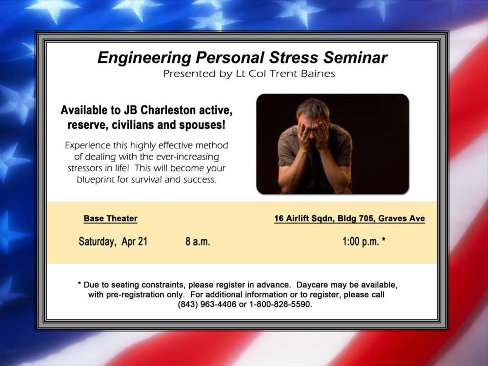 Engineering personal stress seminar.