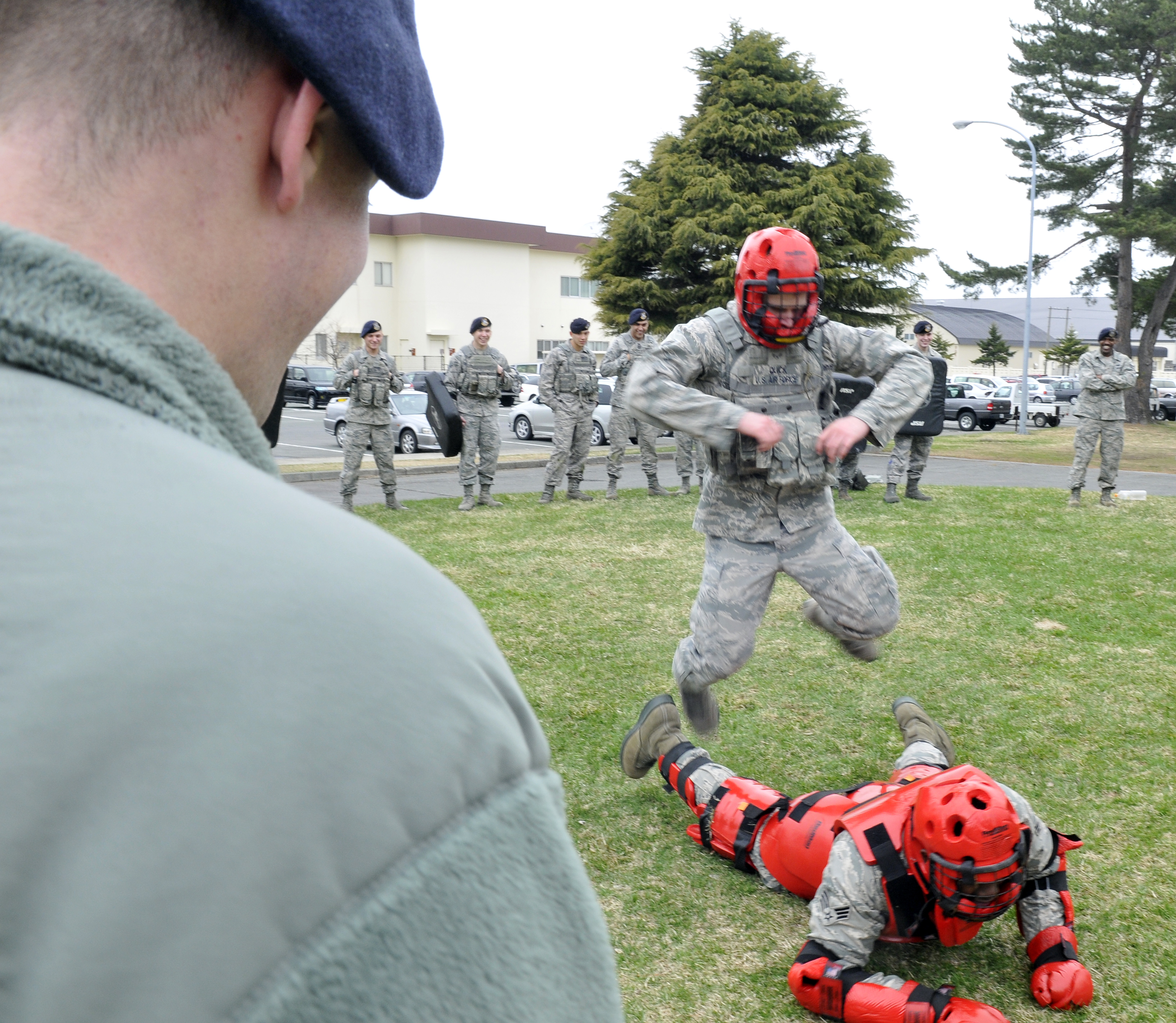 Air force deals red man