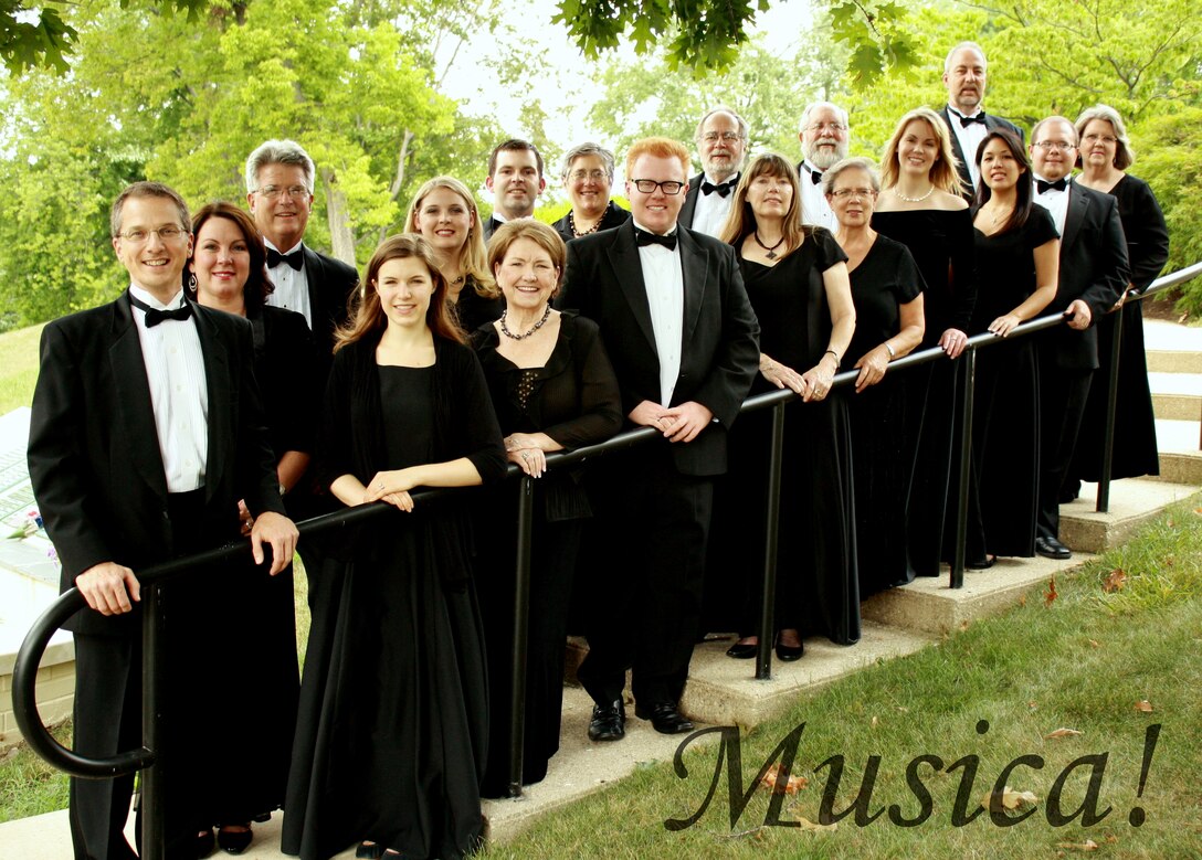 Musica! A Dayton based Choral Ensemble was the featured guest artist with the Air Force Band of Flight. (Photo by Christy Fetterman of TreasrdPhotos)