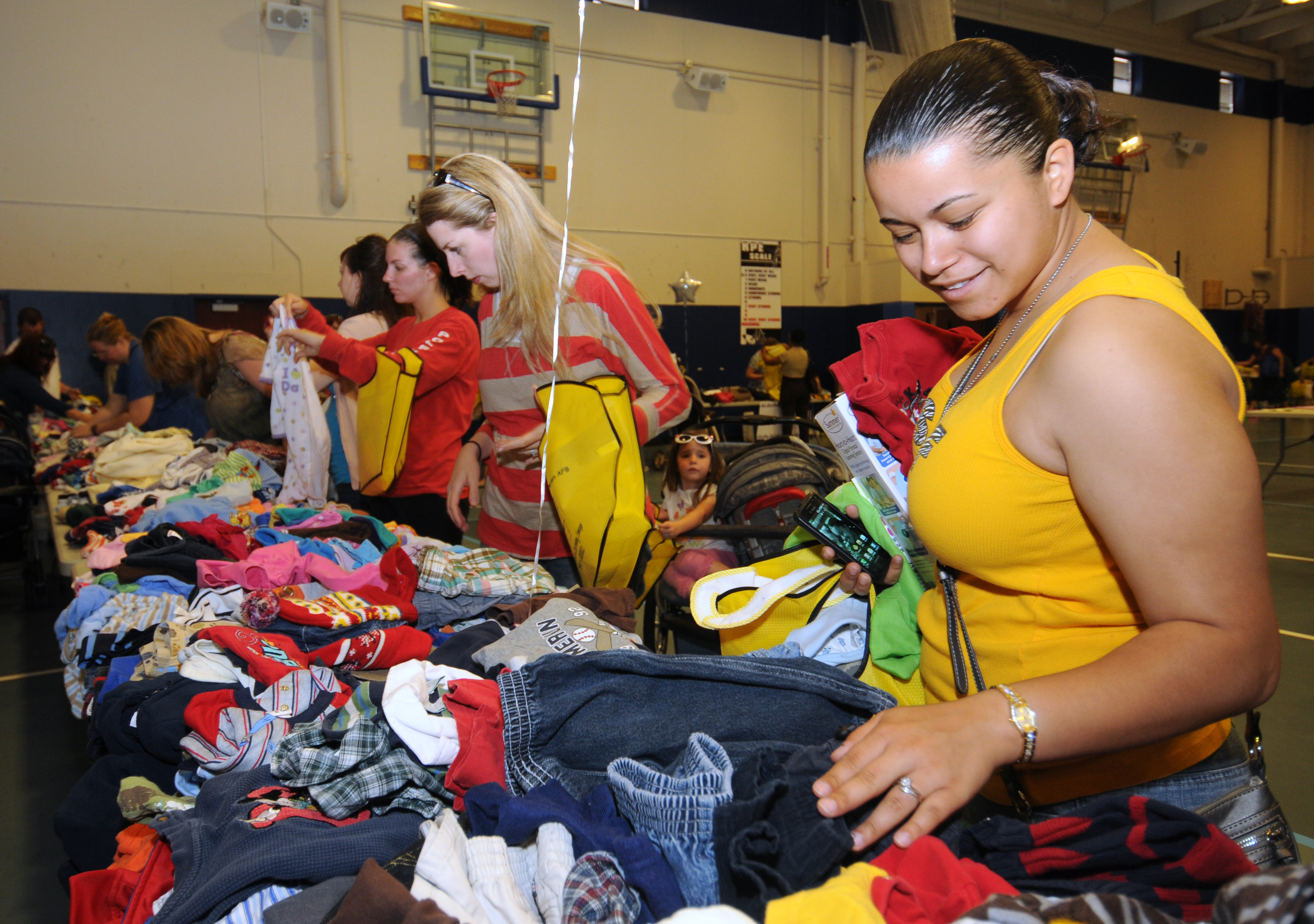 Schriever, Peterson hold children's clothes swap > Air Force Space ...