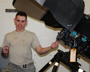 Students from Williamsville East High School, New York tour Niagara Falls Air Reserve Station on April 19, 2012. The students viewed and recieved briefings from military members from C-130 aircraft on the flightline, explosive ordance disposal (EOD), and the engine shop. (US Air Force photo by Peter Borys)