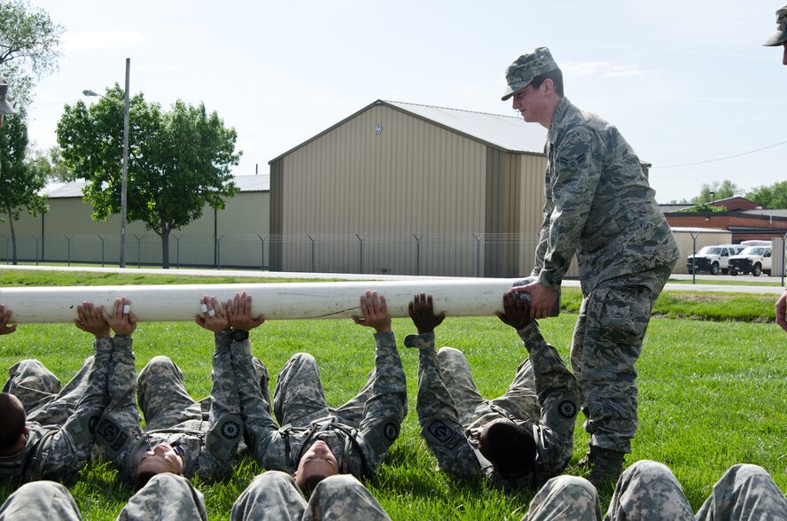 Sixteen Junior ROTC raider teams from across the region competed in the 6th Annual Raider Challenge at Rosecrans Air National Guard Base, St. Joseph, Mo., April 21, 2012. (U.S. Air Force photo by Staff Sgt. Michael Crane/Missouri Air National Guard)