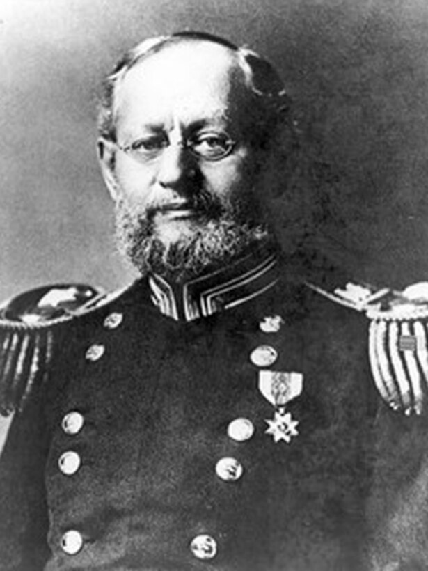 Picture of the first commander of the Portland District, Major Henry M. Robert, whose command began April 17, 1871.