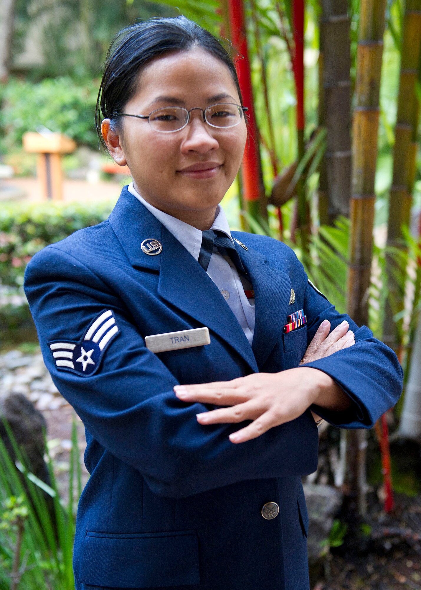 Airman of the Year:  Senior Airman Uyen T. Tran, 154th Logistics Readiness Squadron, Joint Base Pearl Harbor-Hickam, Hawaii. (U.S. Air Force photo/Tech. Sgt. Jerome S. Tayborn)