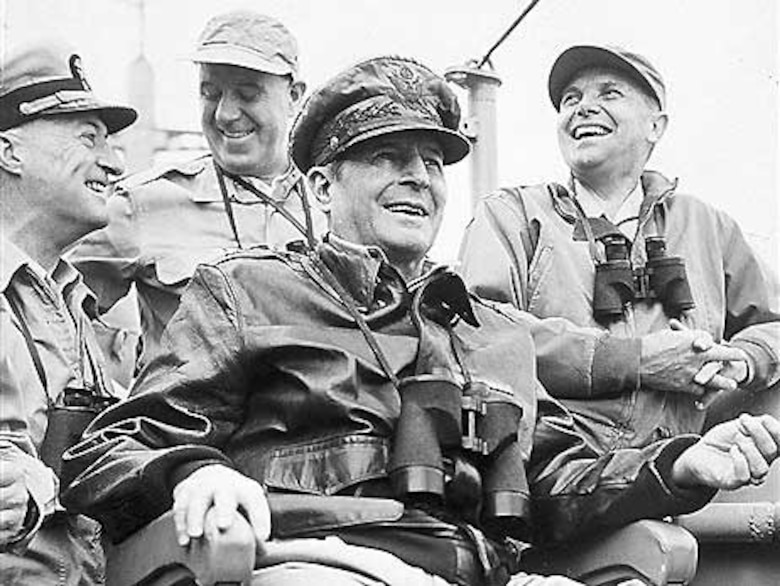 Image result for photo of general douglas macarthur korean war